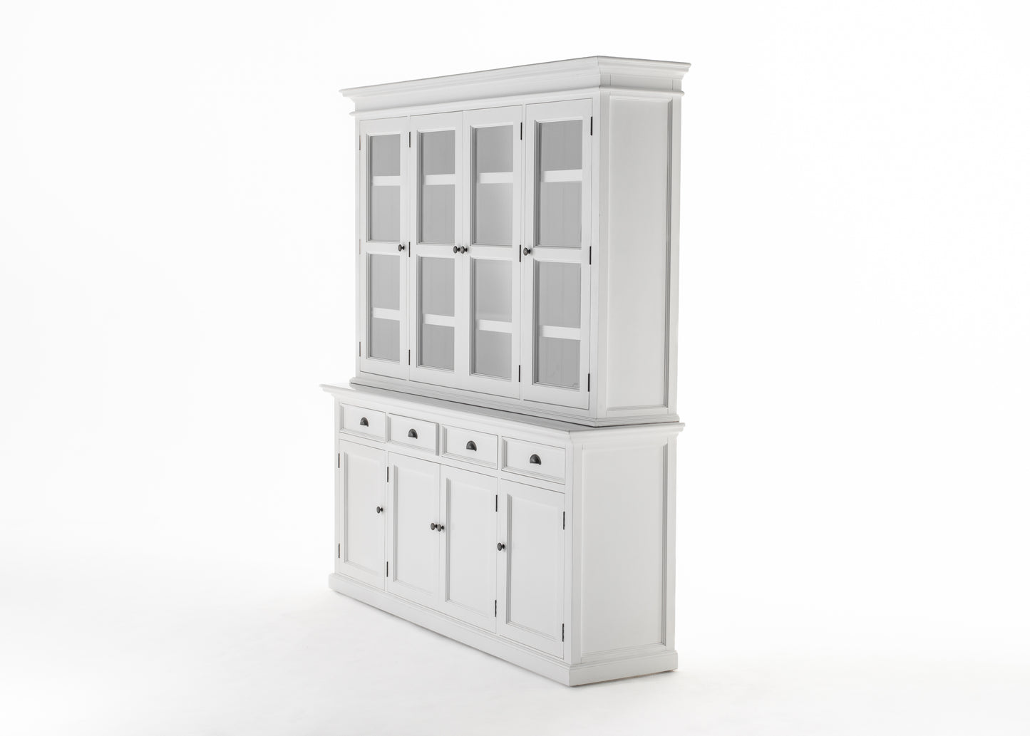 Buffet Hutch Unit with 4 Glass Doors