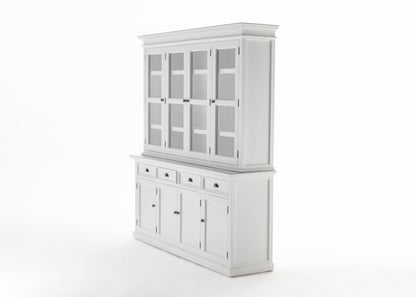 Buffet Hutch Unit with 4 Glass Doors