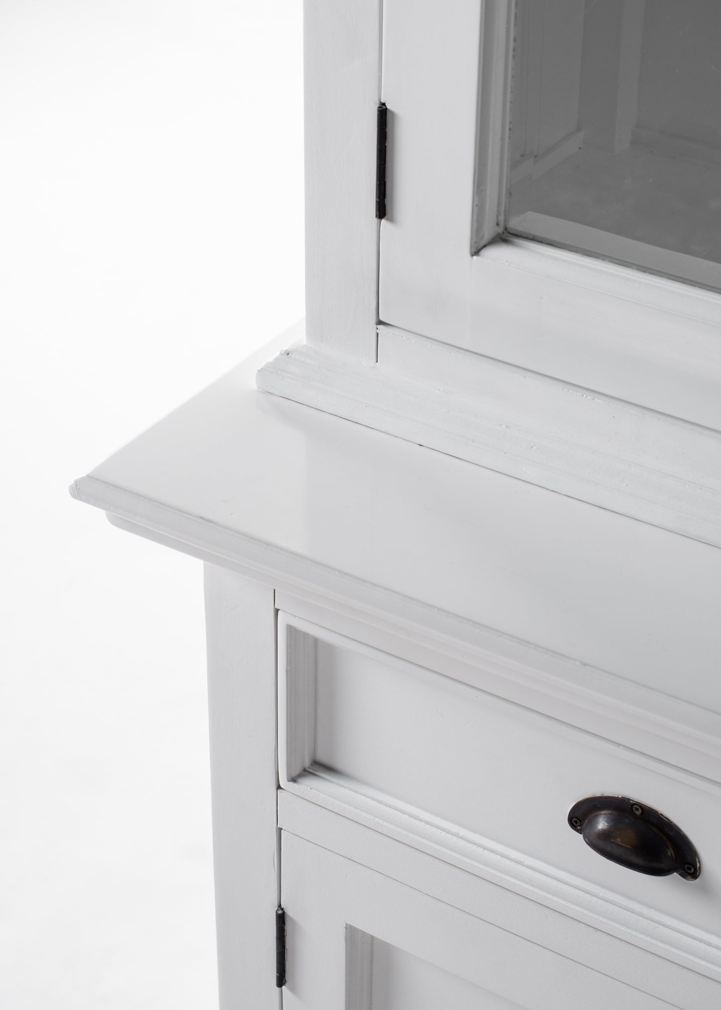 Buffet Hutch Unit with 4 Glass Doors