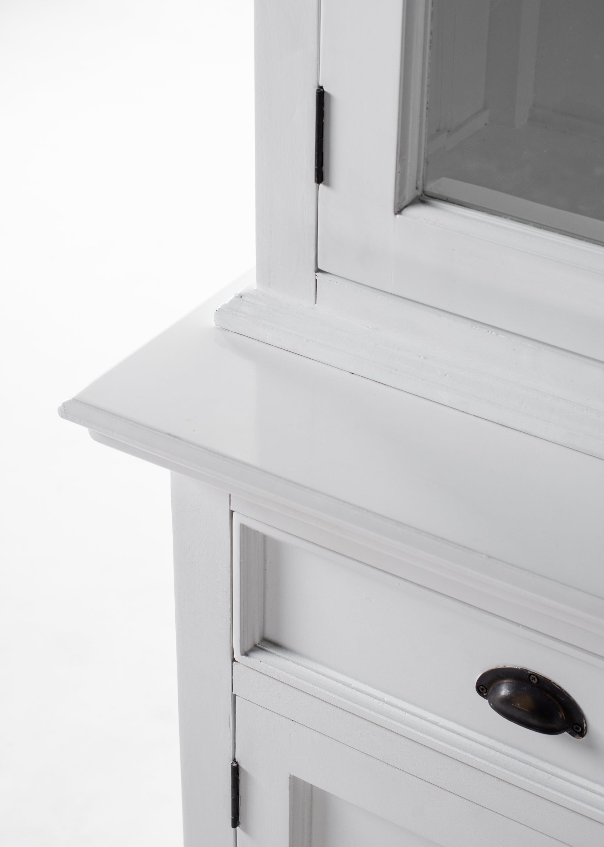 Buffet Hutch Unit with 4 Glass Doors