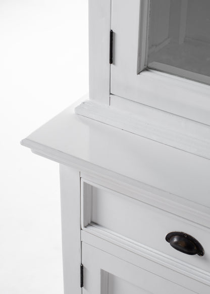 Buffet Hutch Unit with 4 Glass Doors