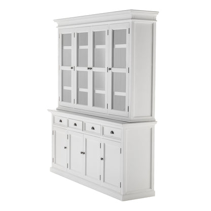 Buffet Hutch Unit with 4 Glass Doors