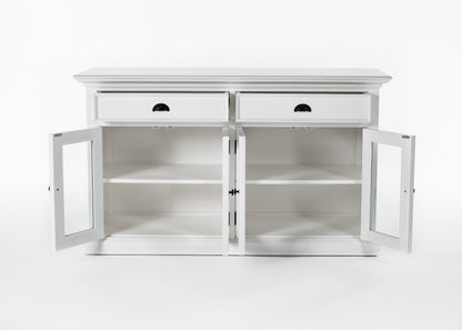 Classic Buffet with Glass Doors