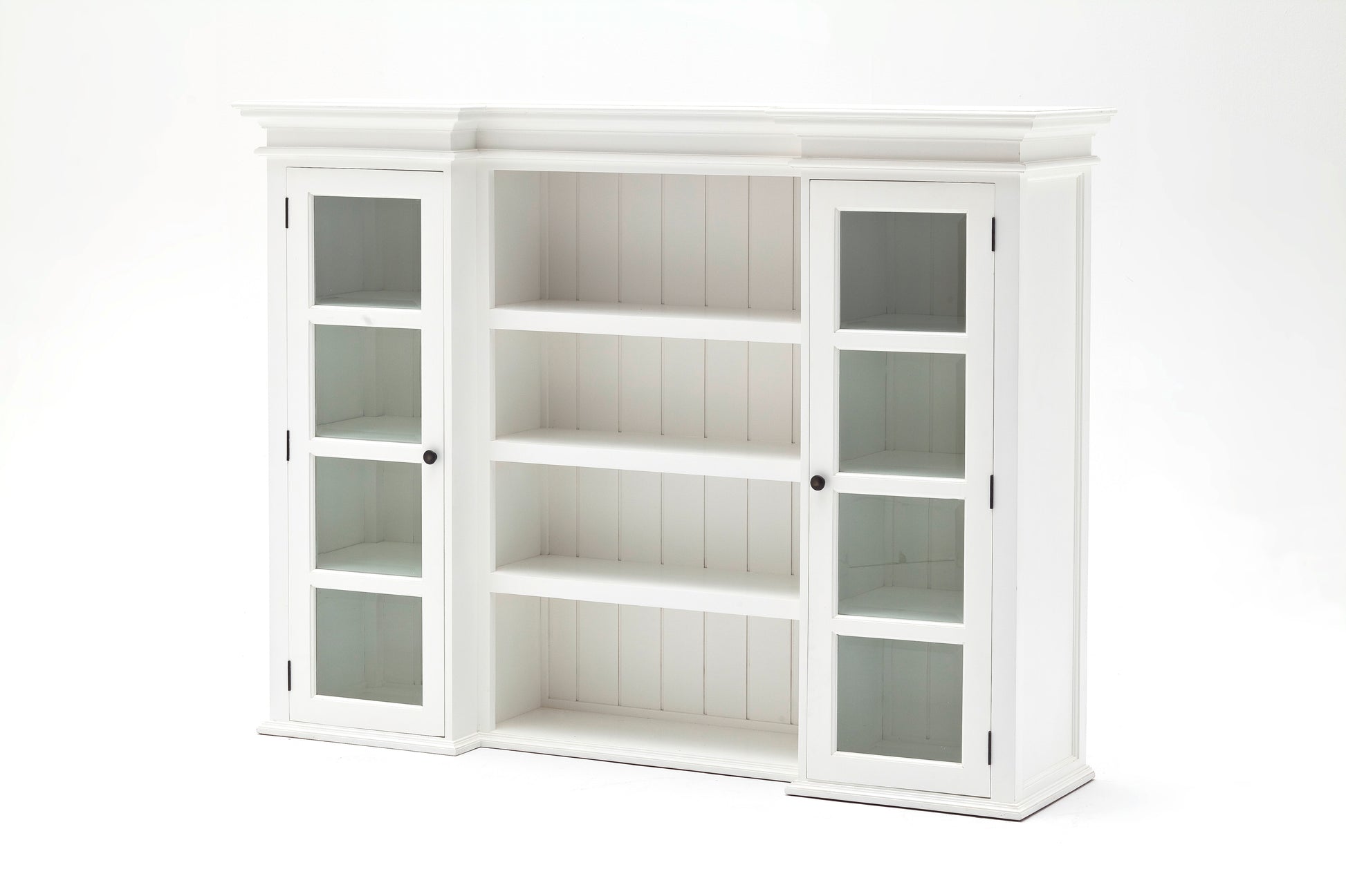 Library Hutch with Basket Set