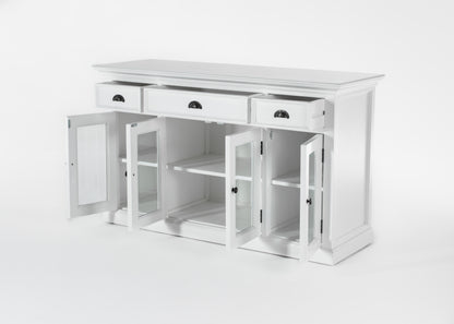 Buffet with 4 Glass Doors 3 Drawers