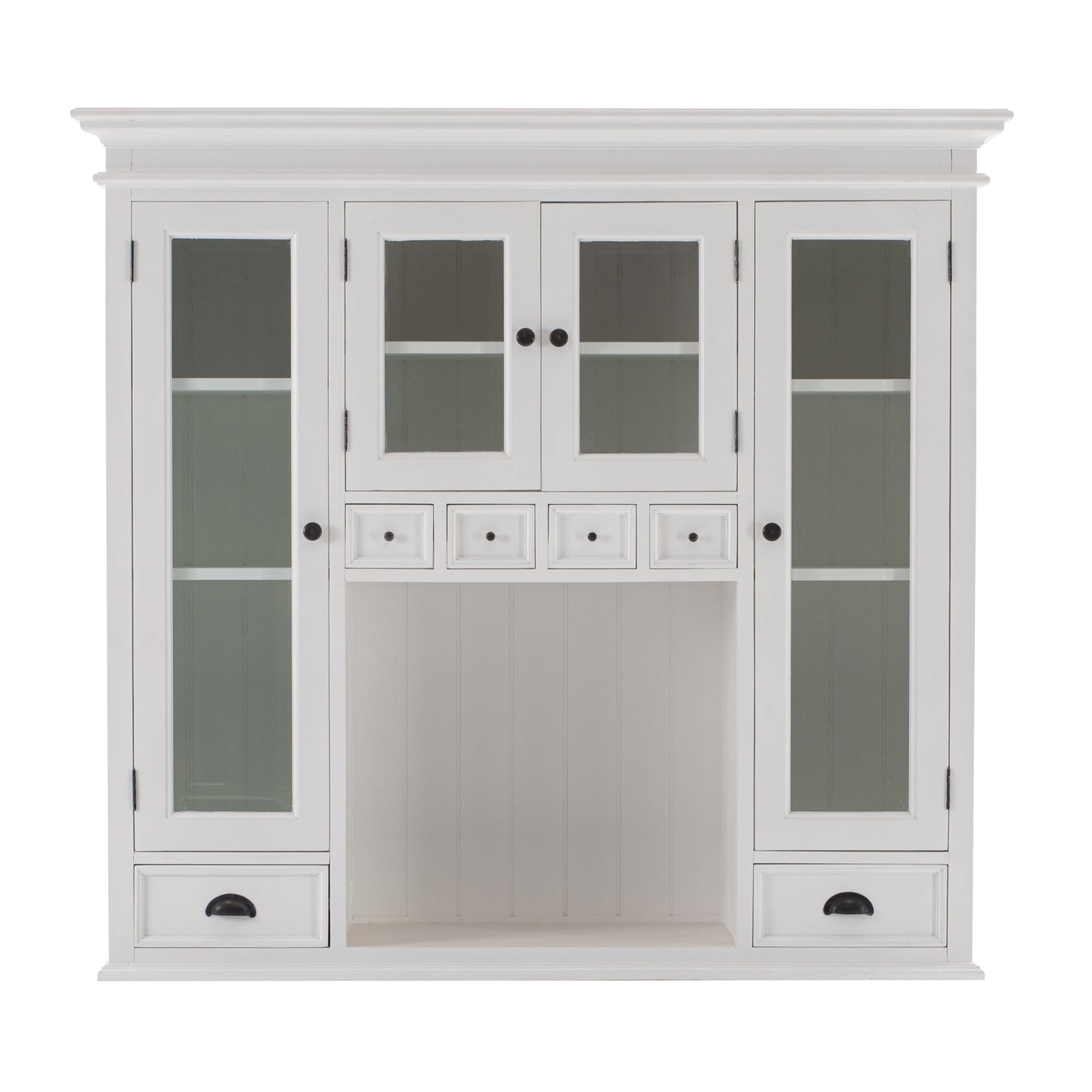 Glass Door Dining Hutch Unit