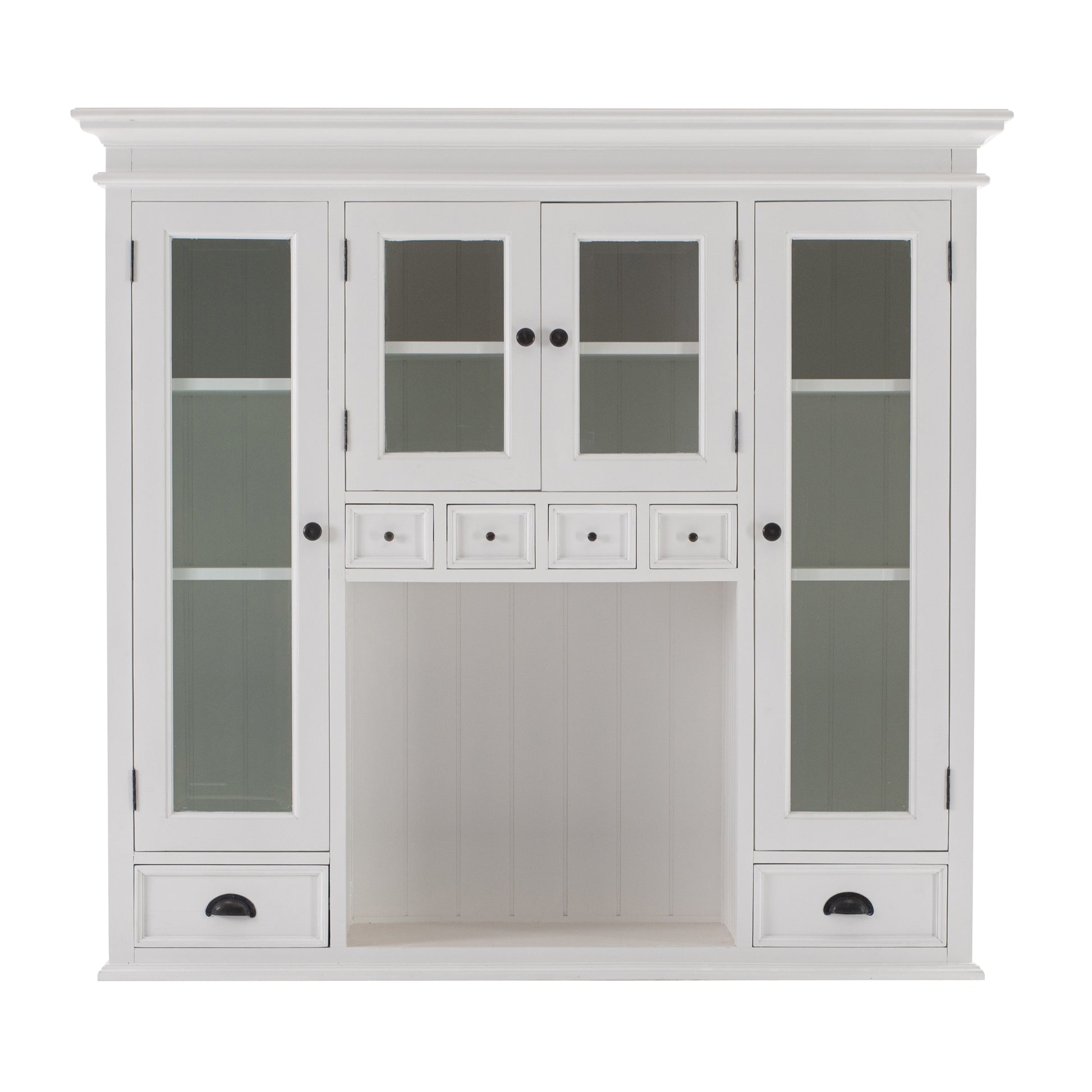 Glass Door Dining Hutch Unit