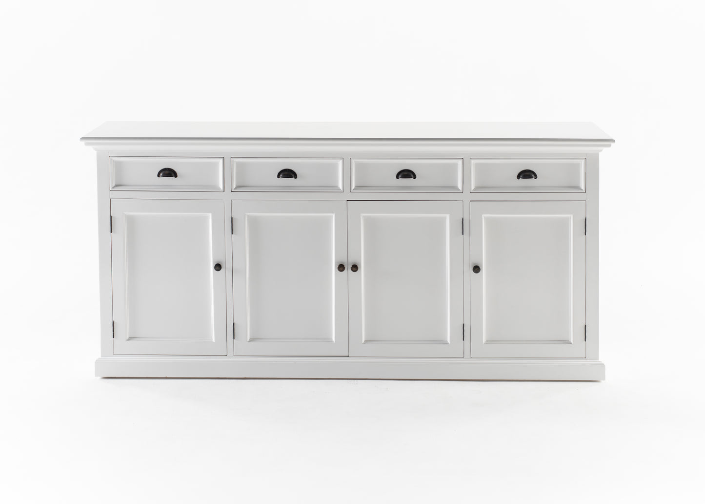 Buffet Hutch Unit with 4 Glass Doors