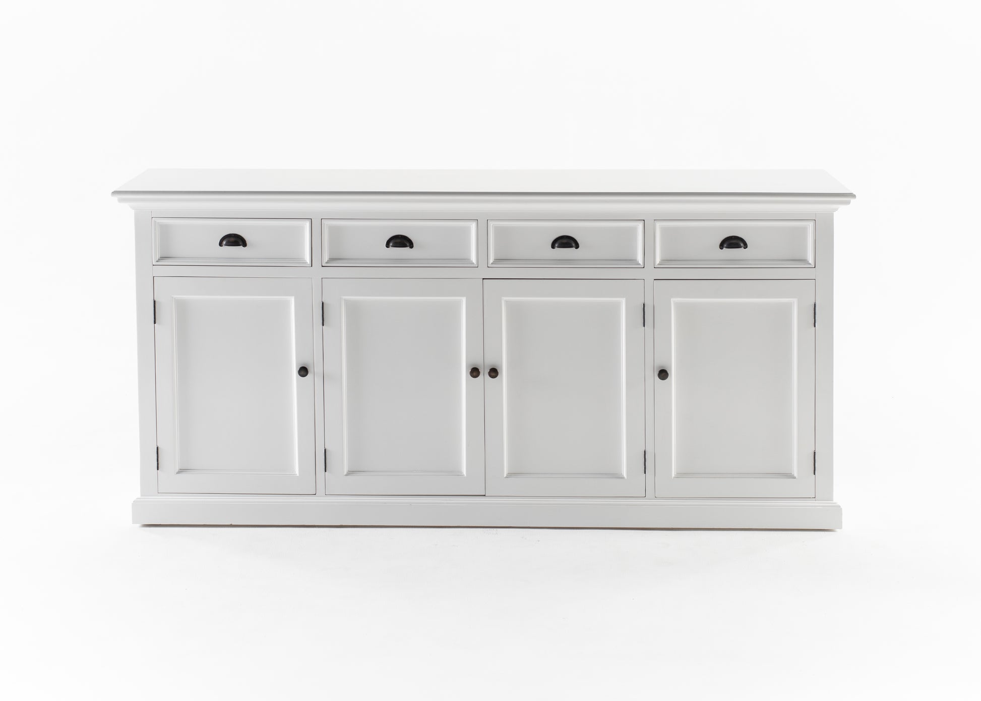 Buffet Hutch Unit with 4 Glass Doors