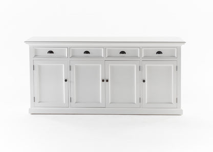 Buffet Hutch Unit with 4 Glass Doors