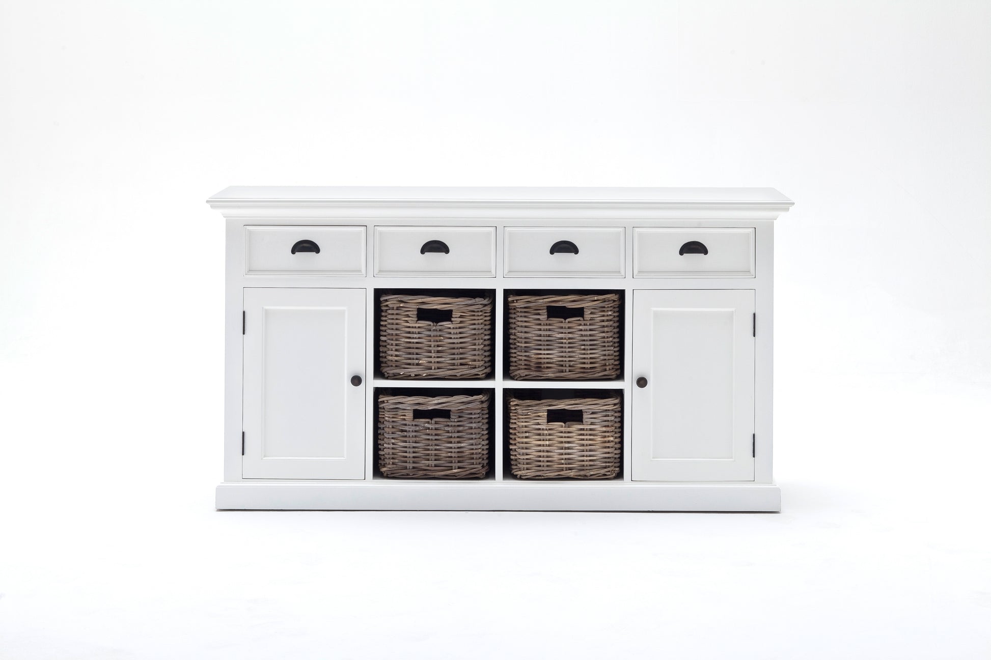 Buffet with 4 Baskets