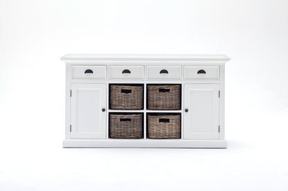 Buffet with 4 Baskets