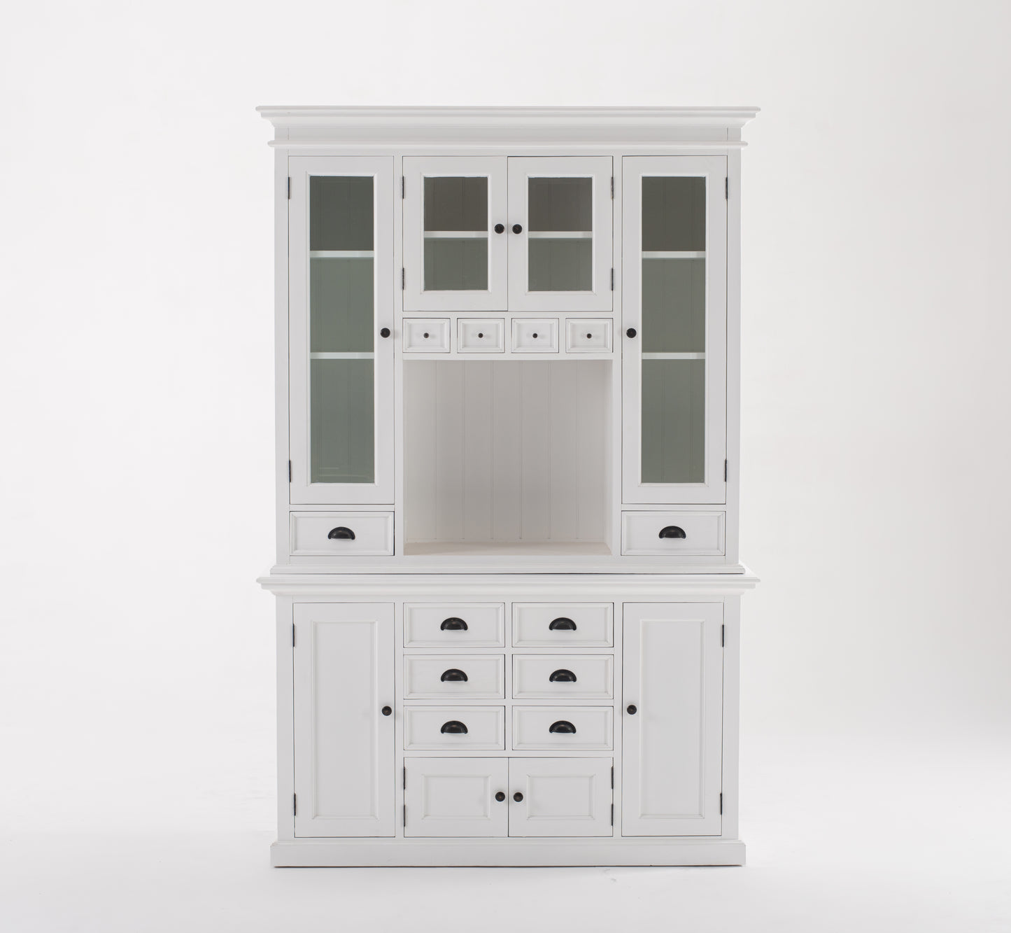 Glass Door Dining Hutch Unit