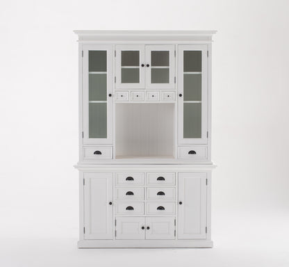 Glass Door Dining Hutch Unit