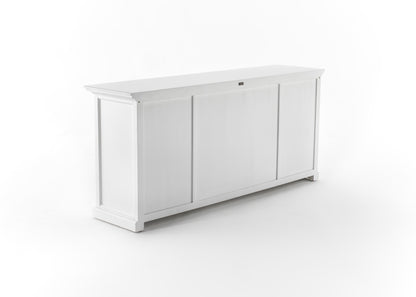 Buffet Hutch Unit with 4 Glass Doors