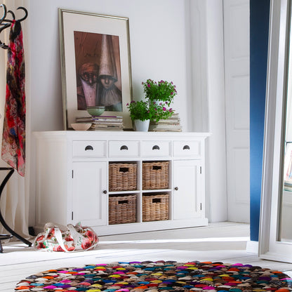 Buffet with 4 Baskets