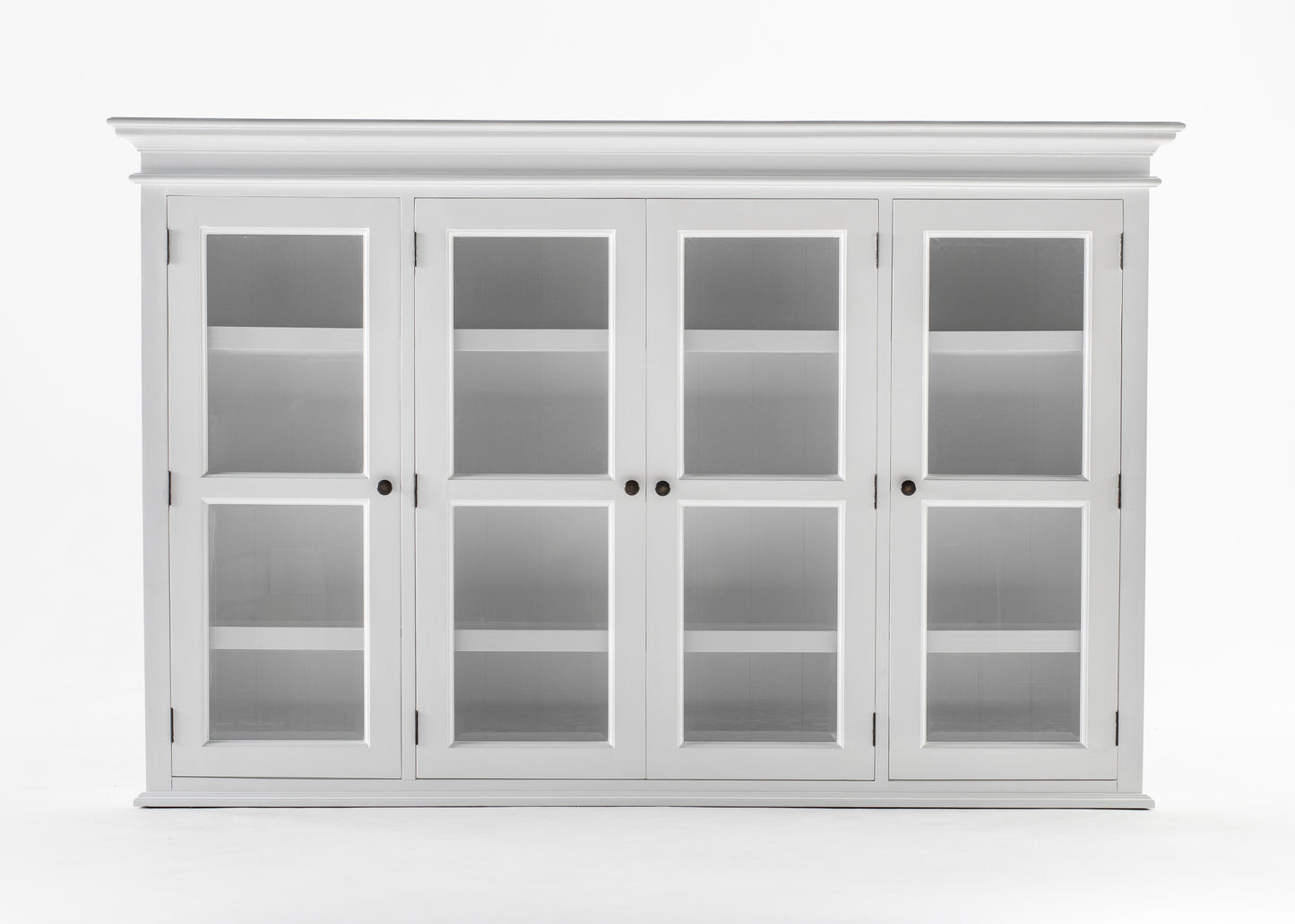 Buffet Hutch Unit with 4 Glass Doors