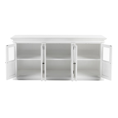 Hutch Unit with 6 Glass Doors