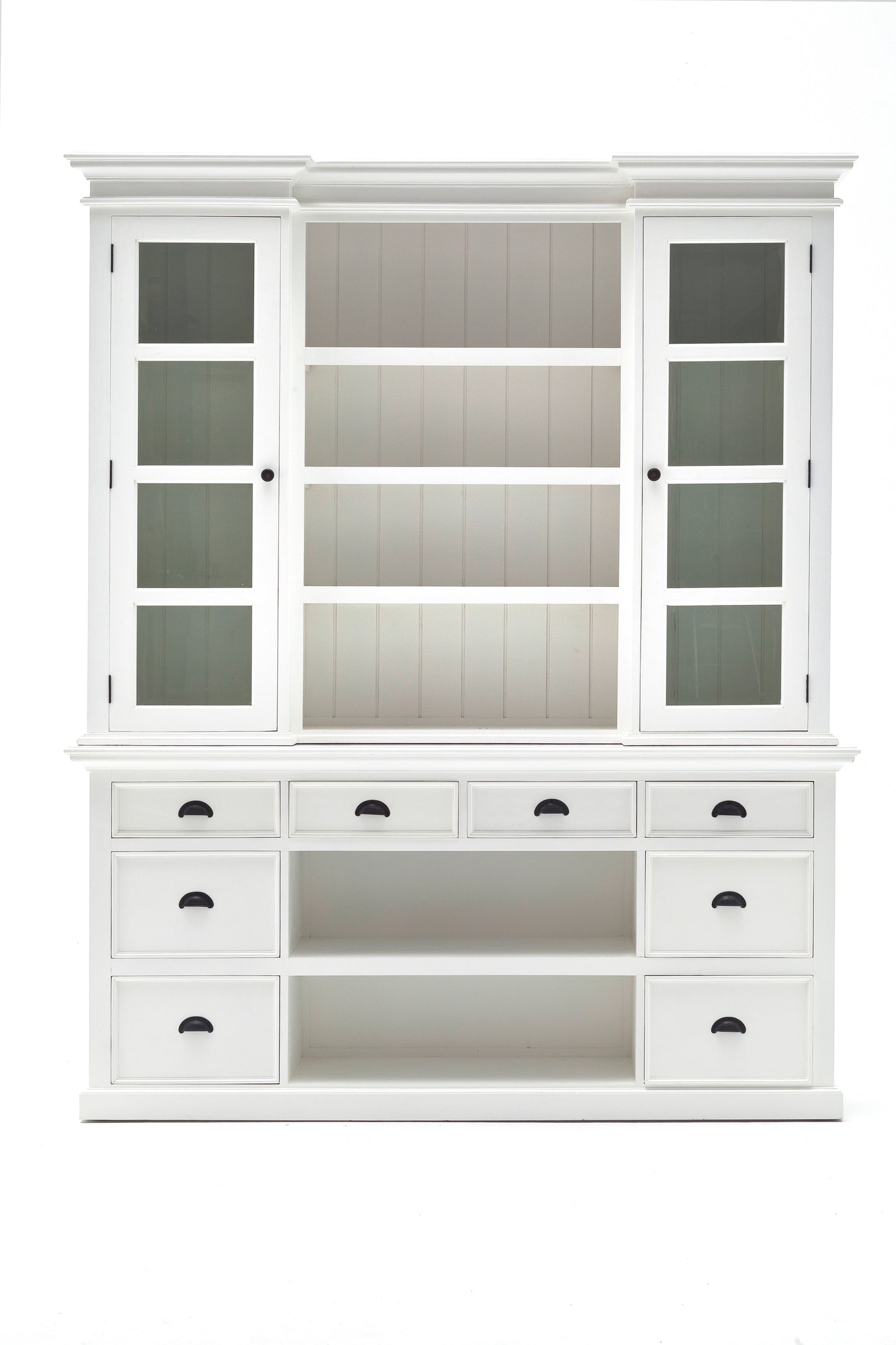 Library Hutch with Basket Set
