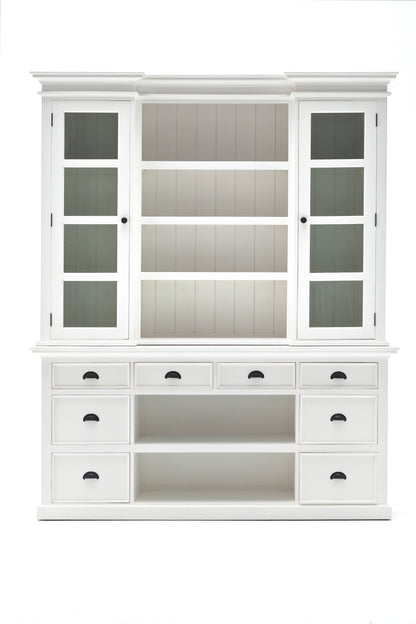 Library Hutch with Basket Set
