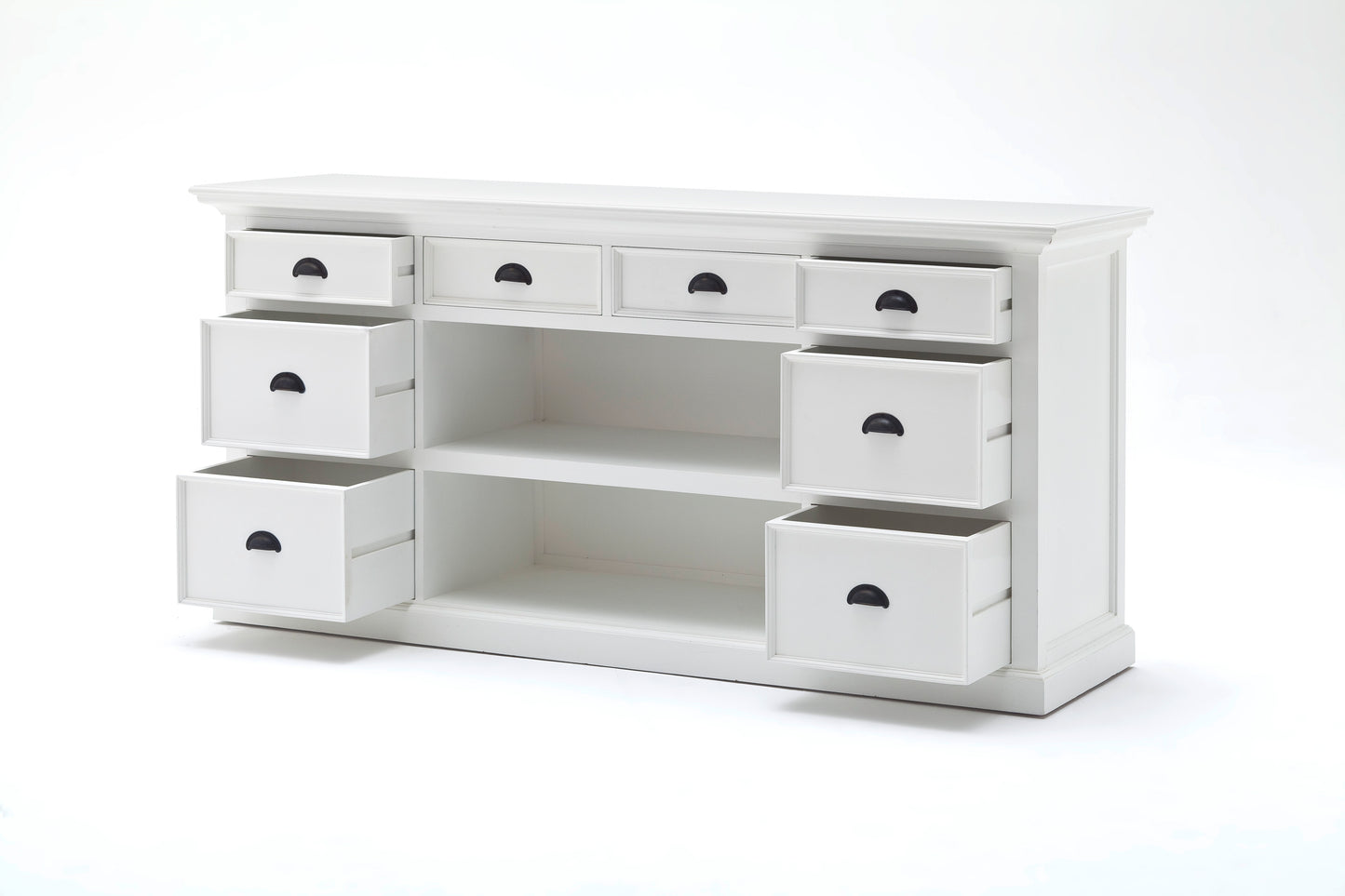 Library Hutch with Basket Set