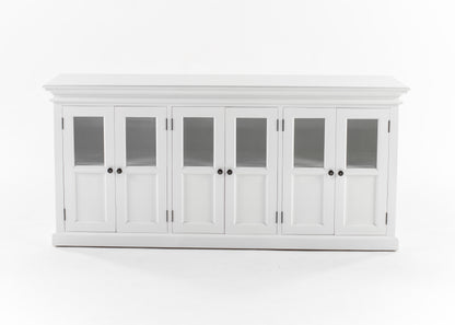 Hutch Unit with 6 Glass Doors