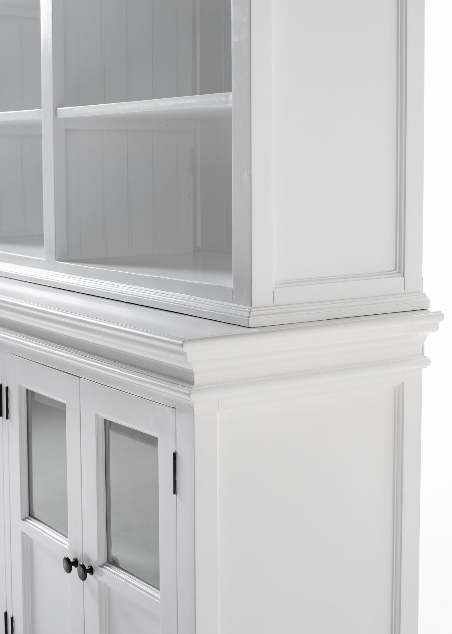 Hutch Unit with 4 Glass Doors