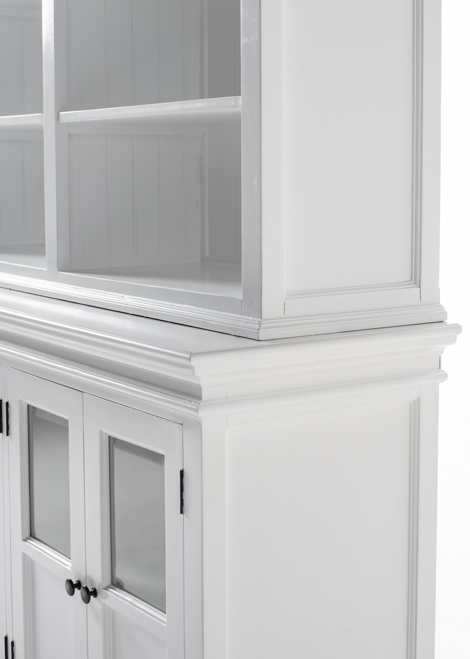 Hutch Unit with 4 Glass Doors