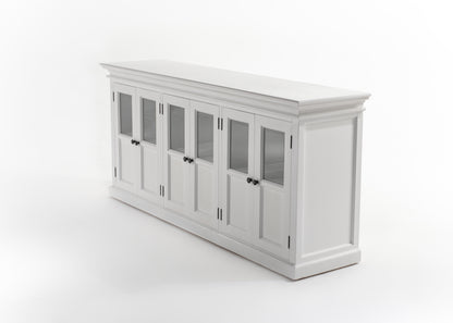 Hutch Unit with 6 Glass Doors