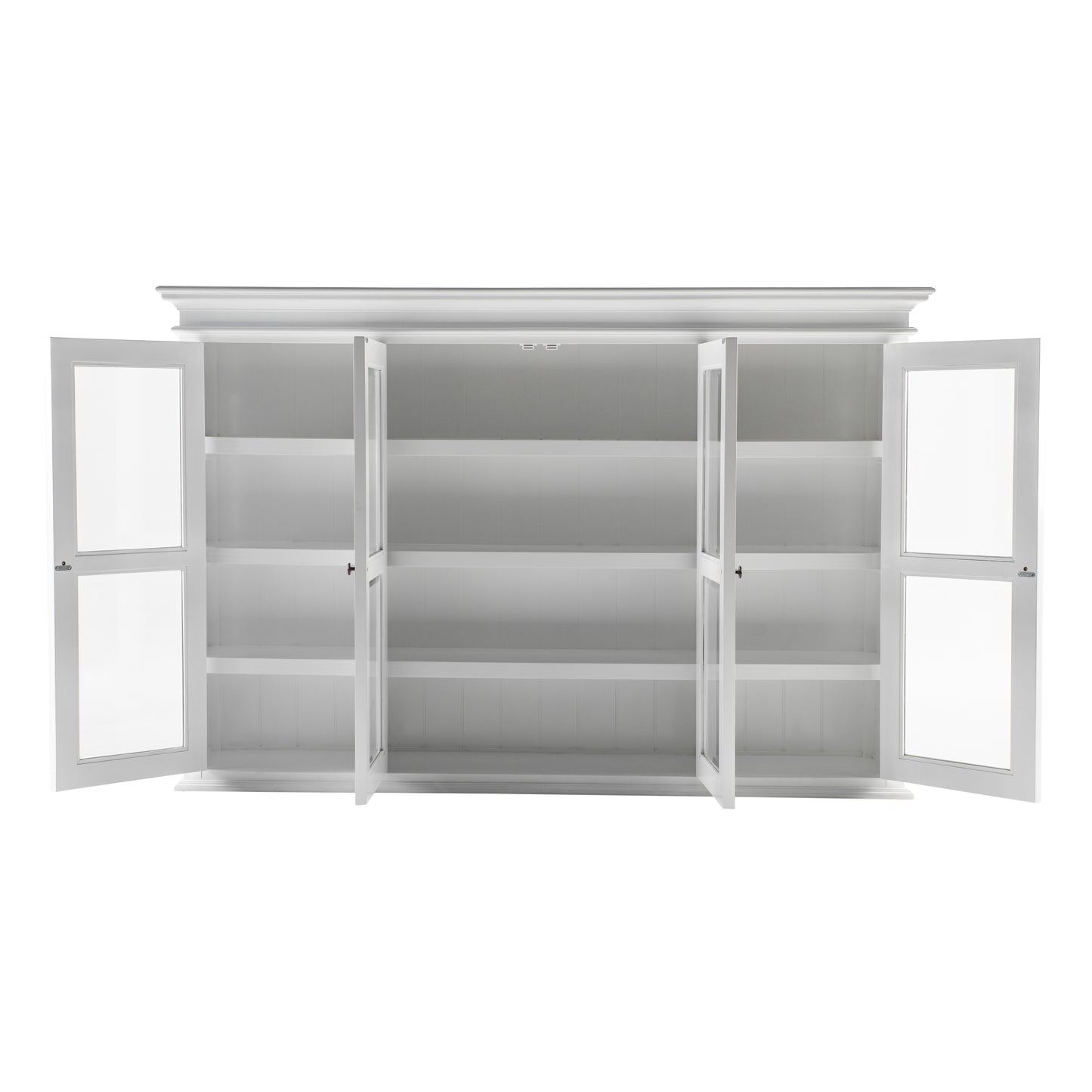 Buffet Hutch Unit with 4 Glass Doors