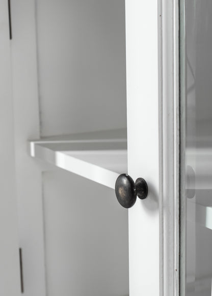 Buffet with 4 Glass Doors 3 Drawers