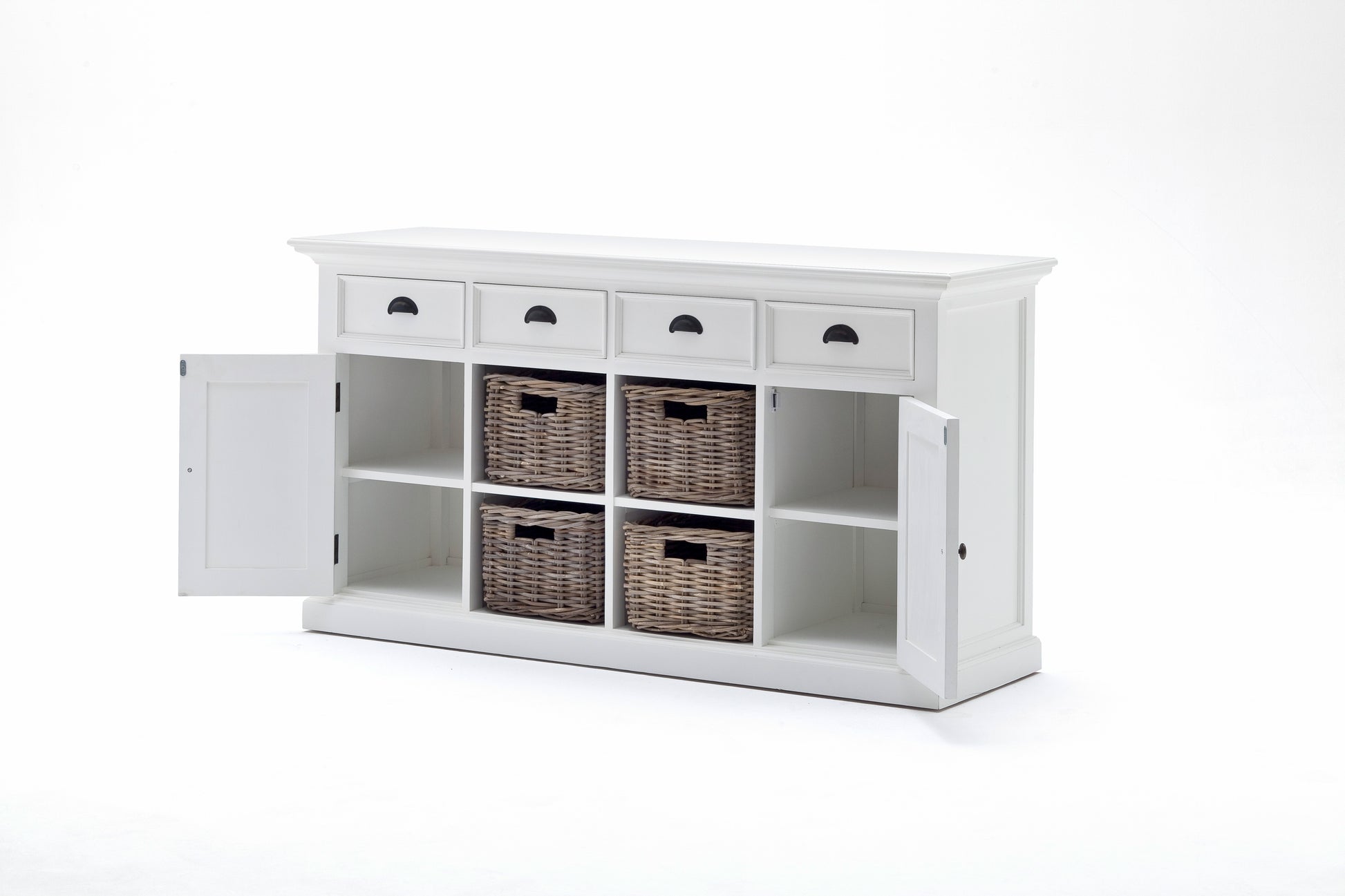 Buffet with 4 Baskets