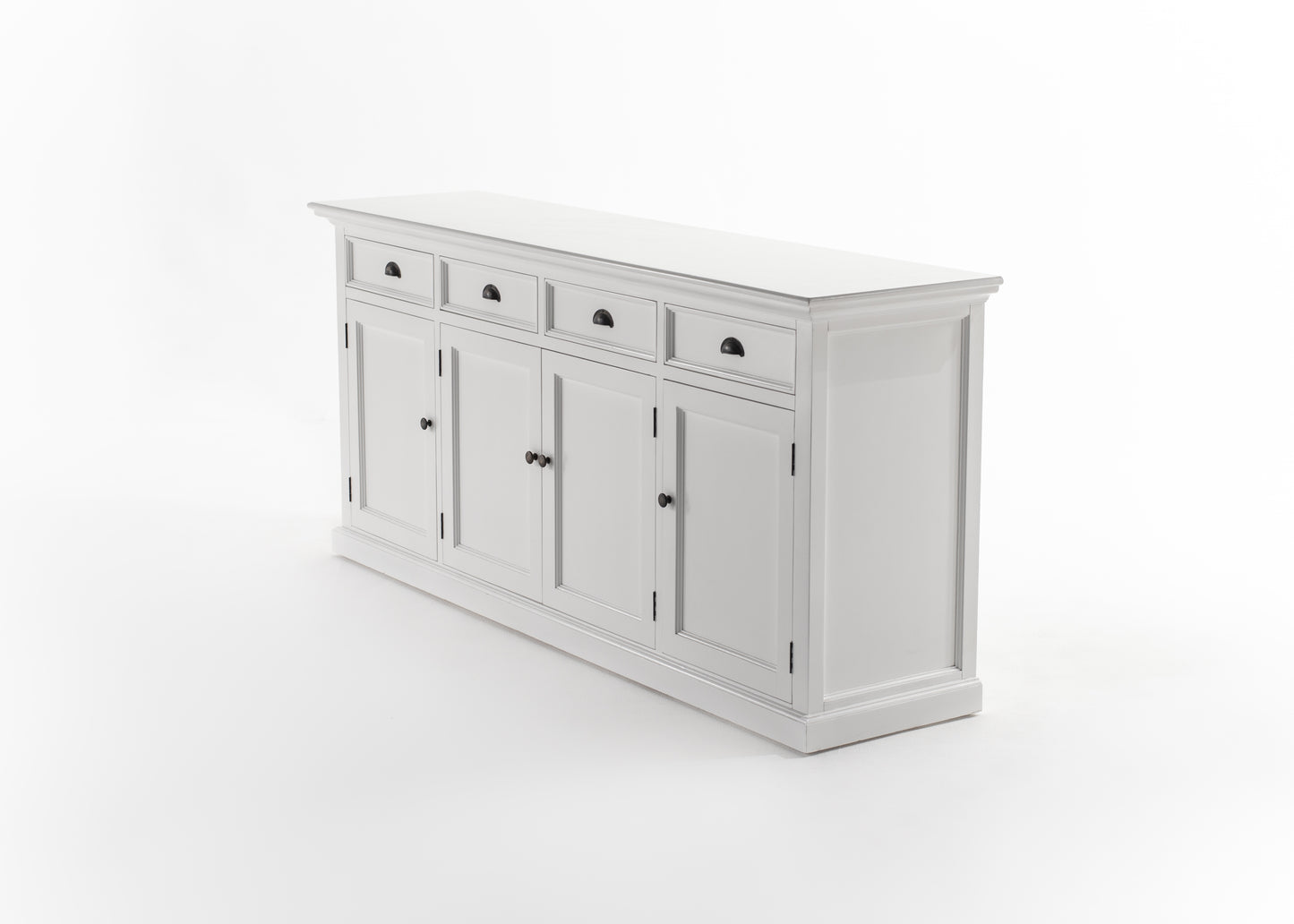 Buffet Hutch Unit with 4 Glass Doors