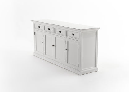 Buffet Hutch Unit with 4 Glass Doors