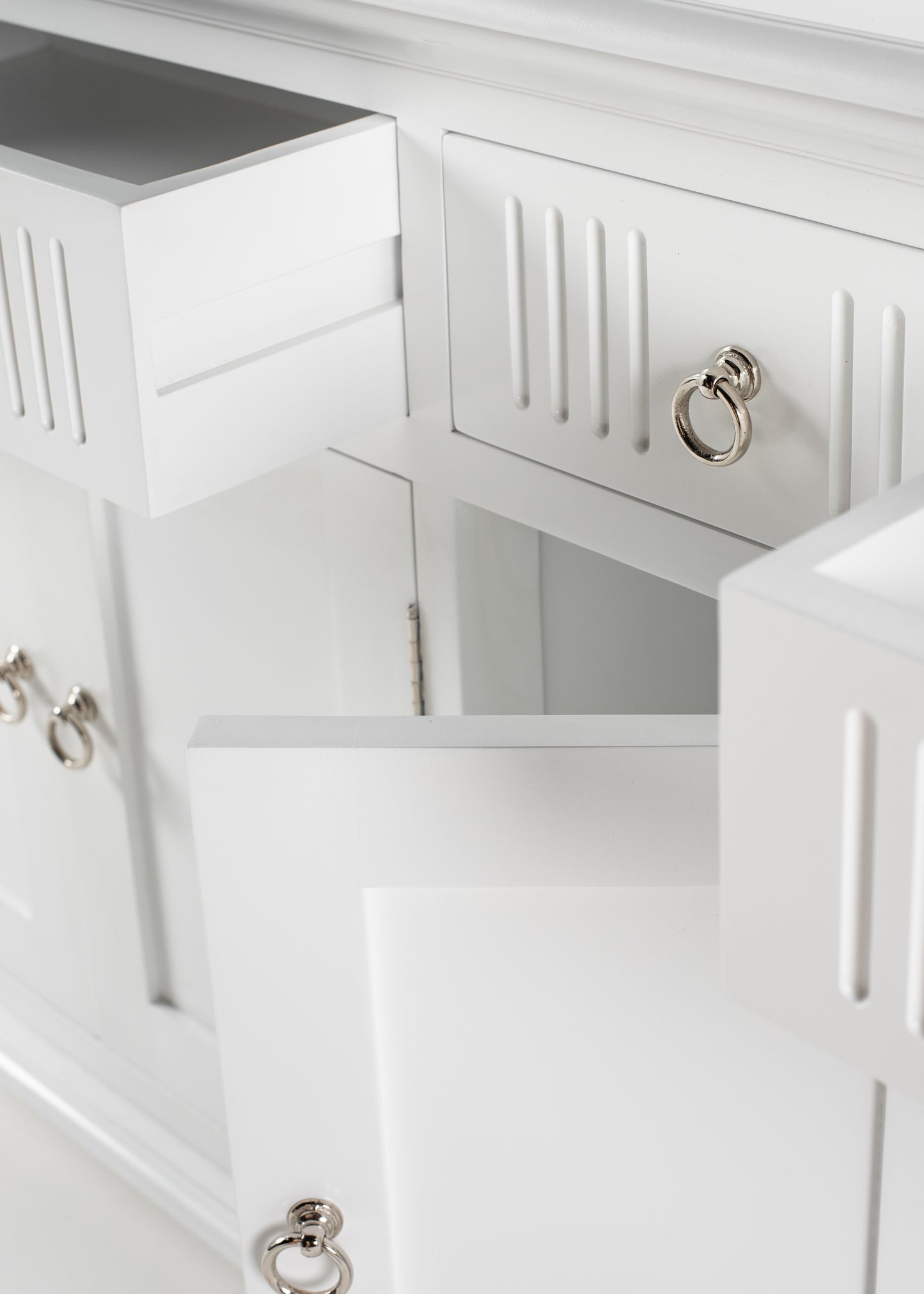 Hutch Cabinet with 5 Doors 3 Drawers