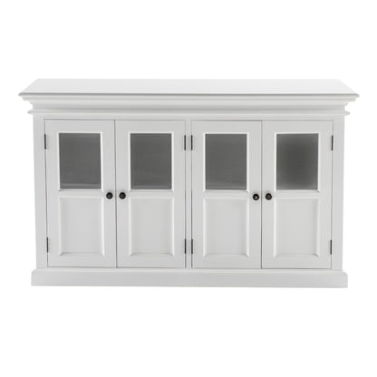 Hutch Unit with 4 Glass Doors