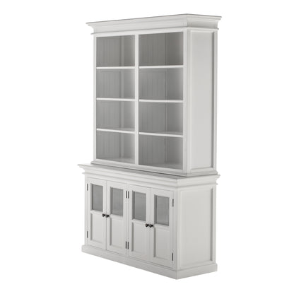 Hutch Unit with 4 Glass Doors