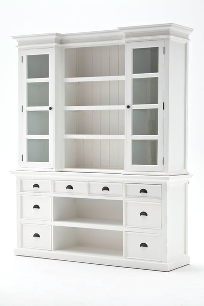 Library Hutch with Basket Set