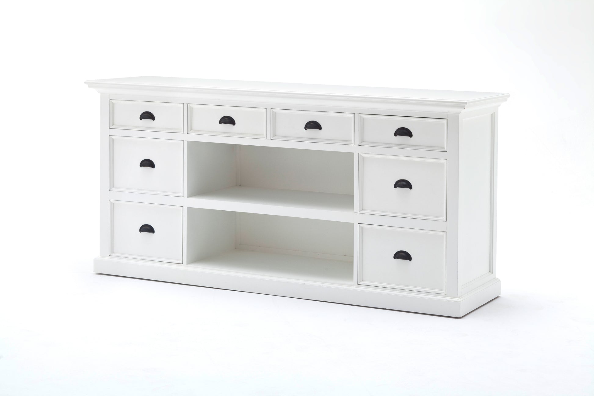 Library Hutch with Basket Set