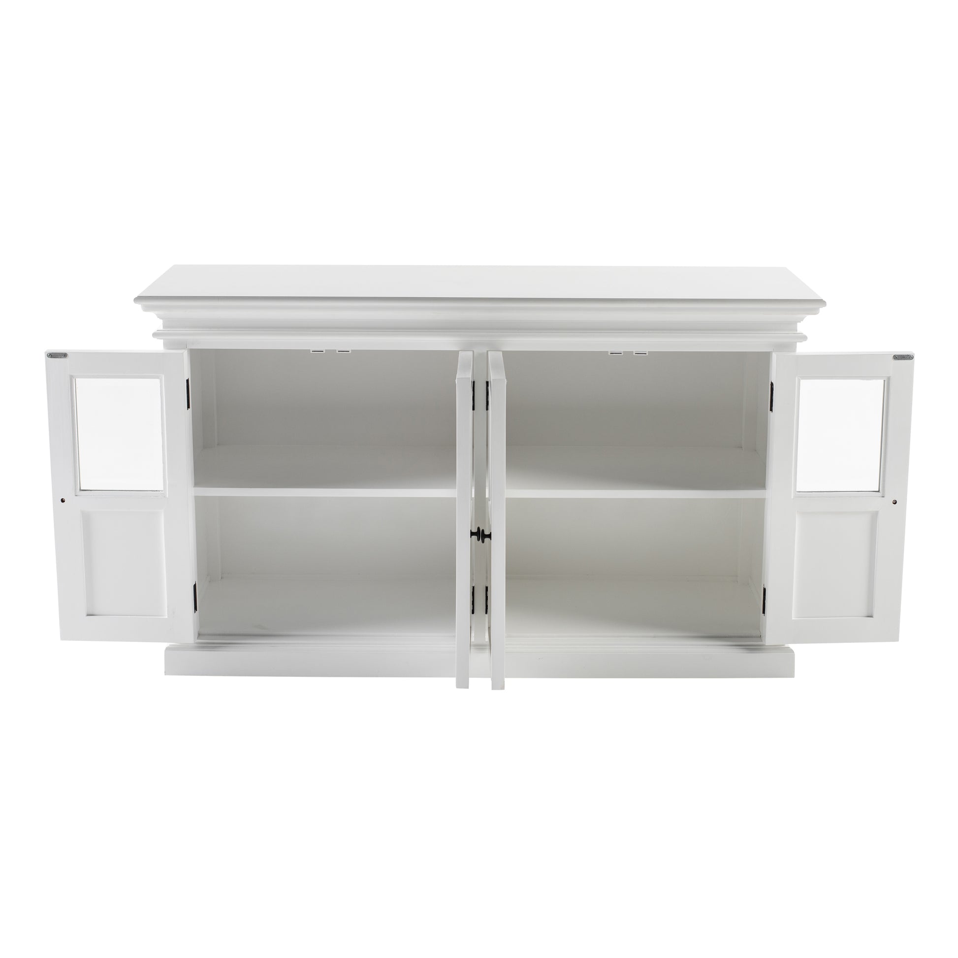 Hutch Unit with 4 Glass Doors