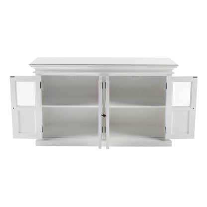 Hutch Unit with 4 Glass Doors