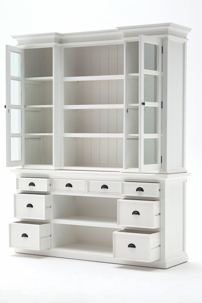 Library Hutch with Basket Set