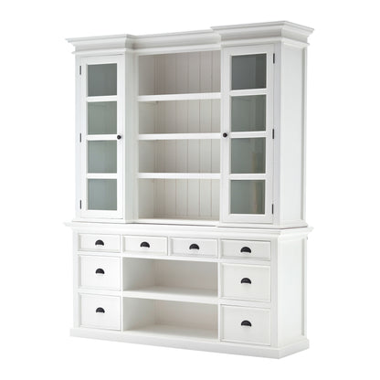 Library Hutch with Basket Set
