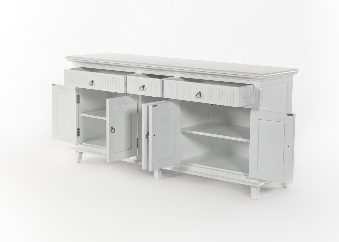 Hutch Cabinet with 5 Doors 3 Drawers