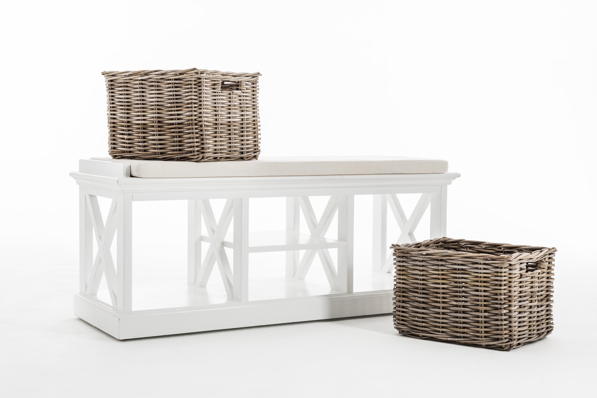 Bench & Basket Set