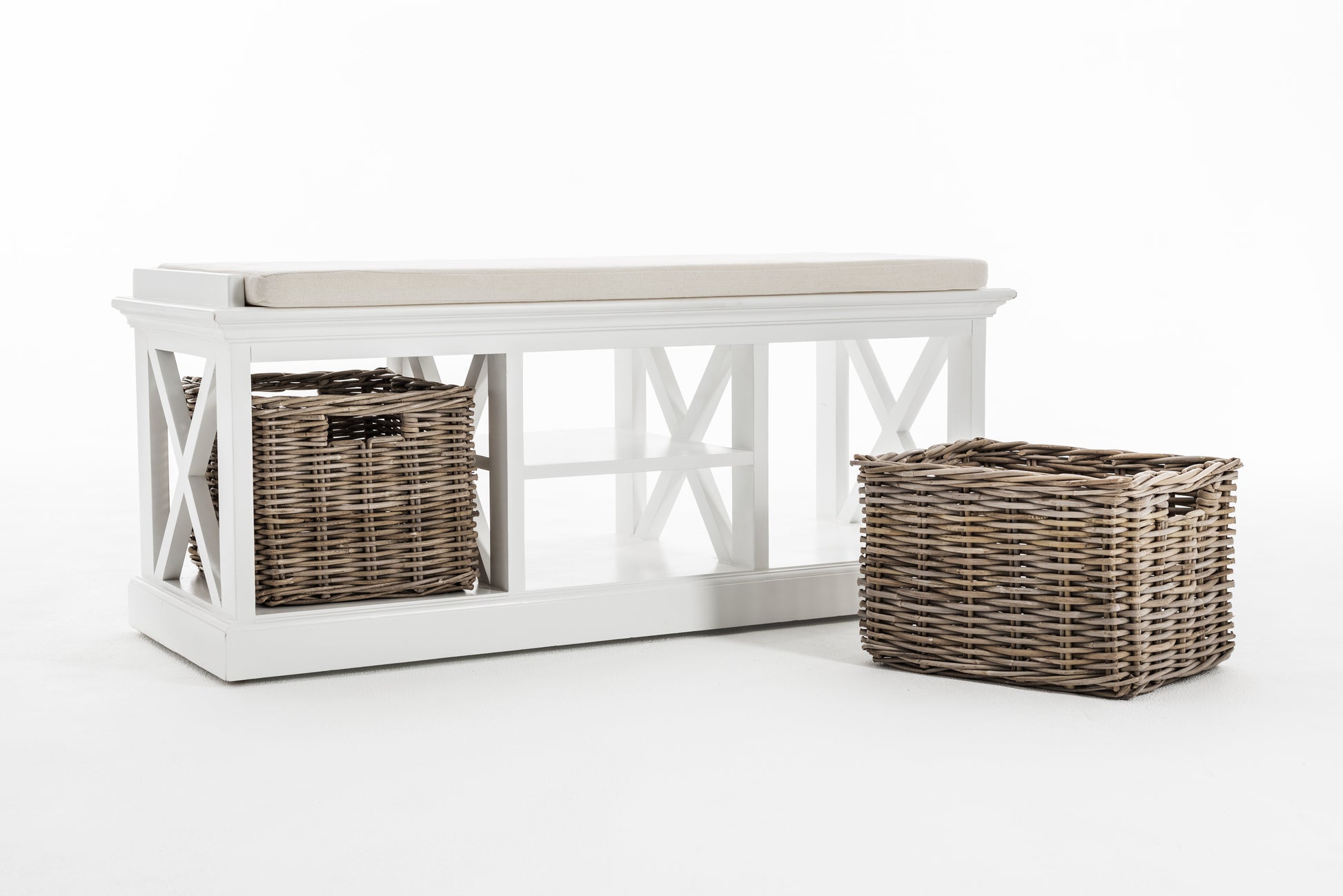 Bench & Basket Set