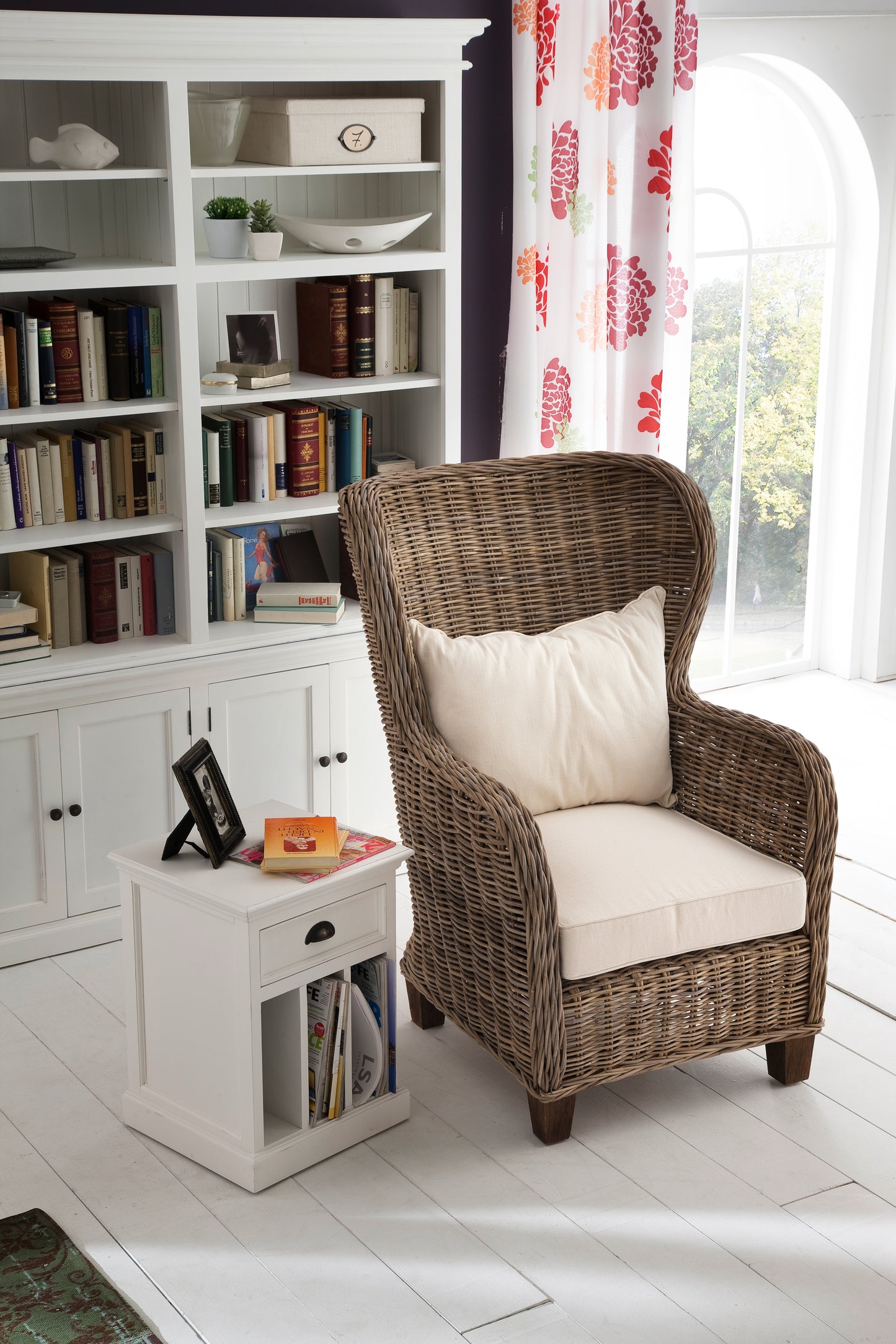 Bedside Table with Dividers