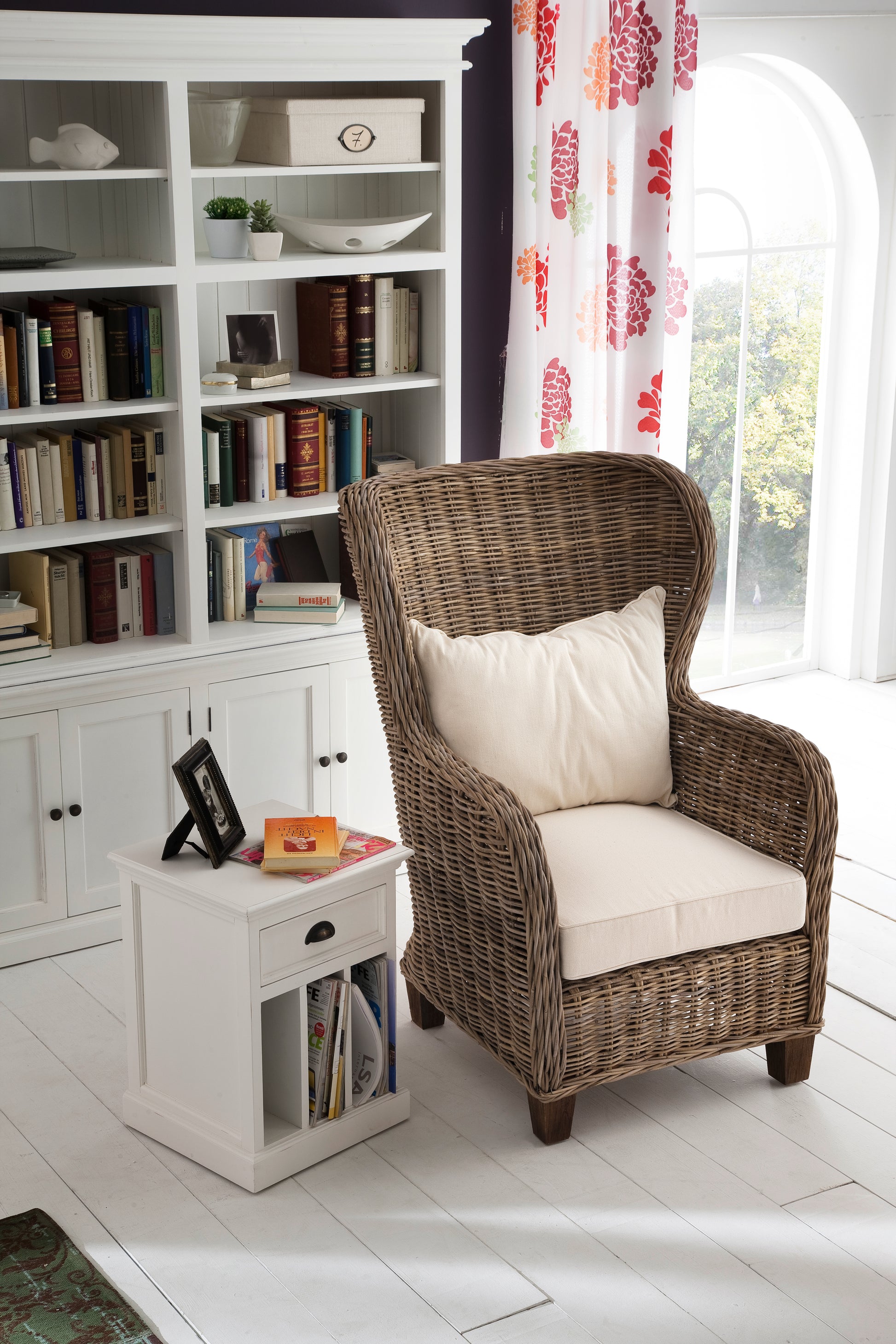 Bedside Table with Dividers