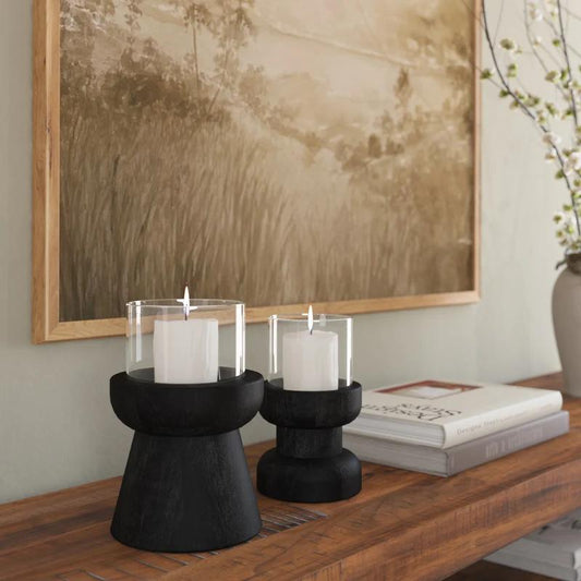 Hewn Candle Holder - Small