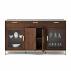 Nova Marble-Top Buffet Cabinet